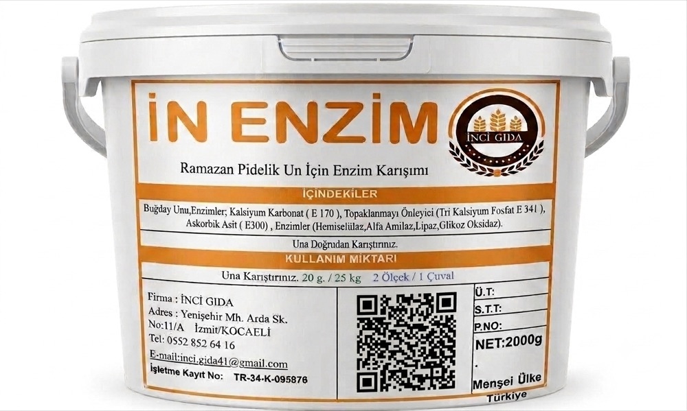 Ramazan Pidelik Un İçin Enzim Karışımı