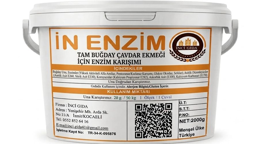 Tam Buğday Çavdar Ekmeği İçin Enzim Karışımı